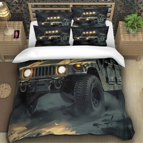 Housse de couette résistante imprimée 3D en microfibre premium
