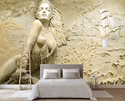 Naturempress Papel Pintado Pared 3D Papel Tapiz 150X105（Ancho X Altura） Cubic Relieve Belleza Fotomurales 3D Tv Fondo Pared Dormitorio Murales Papel Tapiz Moderno