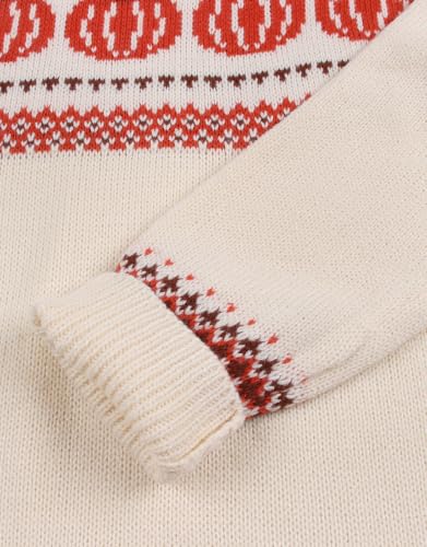 Image of Women's Vintage Fair Isle Pullover Sweater Lightweight Knit Tops