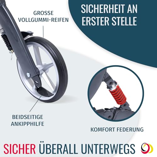 Alu-Rollator Leichtgewicht Rollator Spring Gehhilfe