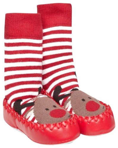 Jo Jo Maman Bebe Kids Slipper Socks Reindeer 12 Desertcart INDIA
