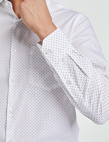 Image of Diverse Men's Cotton Printed Full Sleeve Regular Formal Shirt