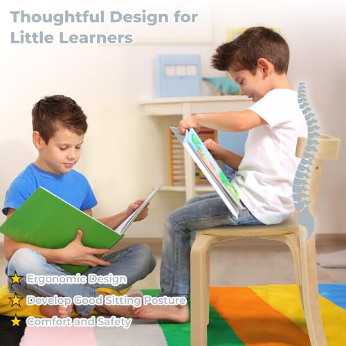 Bentwood-Round-Table-and-4-Curved-Back-Chair-Set-5-Piece-Kids-Furniture-for-Craft-Art-and-Building-Blocks-with-Foldable-Storage-Tub-Ideal-Gift-for-Kids-Perfect-for-Daycare-and-Playrooms Bentwood Round Table and 4 Curved Back Chair Set 5 Piece Kids Furniture for Craft Art and Building Blocks with Foldable Storage Tub Ideal Gift for Kids Perfect for Daycare and Playrooms