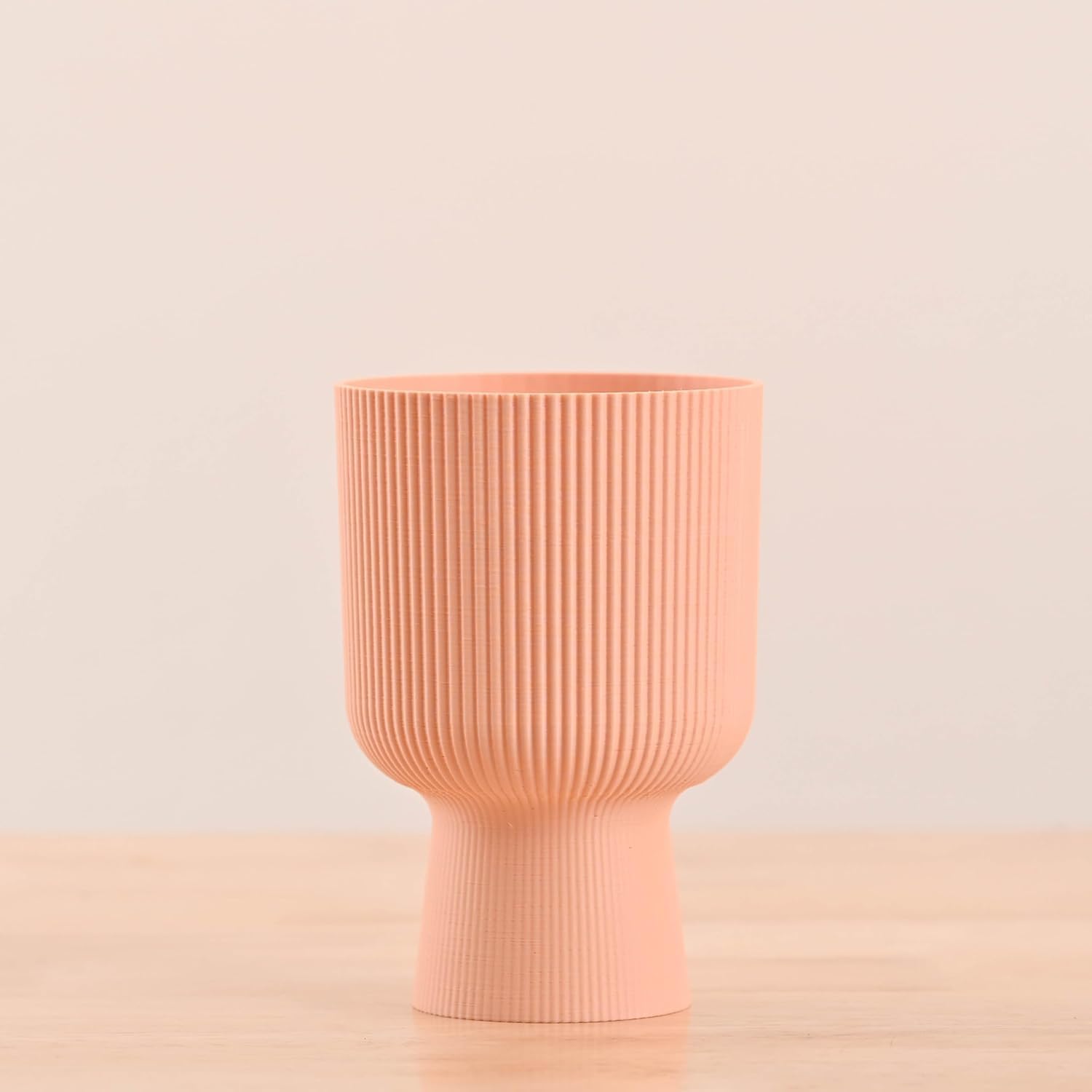 Pot de fleurs moderne Erika Pot abricot pour décoration de jardin et chambre