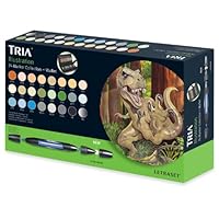 Letraset Tria Marker Set (24 colours + Wallet) - Illustration