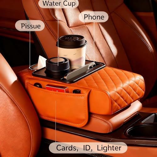 Caja organizadora para reposabrazos de carro multifuncional miniatura 2
