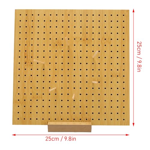 Crochet Blocking, 3mm Hole Diameter Fine Sanding Synthetic Wood Crochet Blocking Board Tetragonum Eco Friendly with 6 Pins for Mothers for Home (L 30cm / 11.8in)