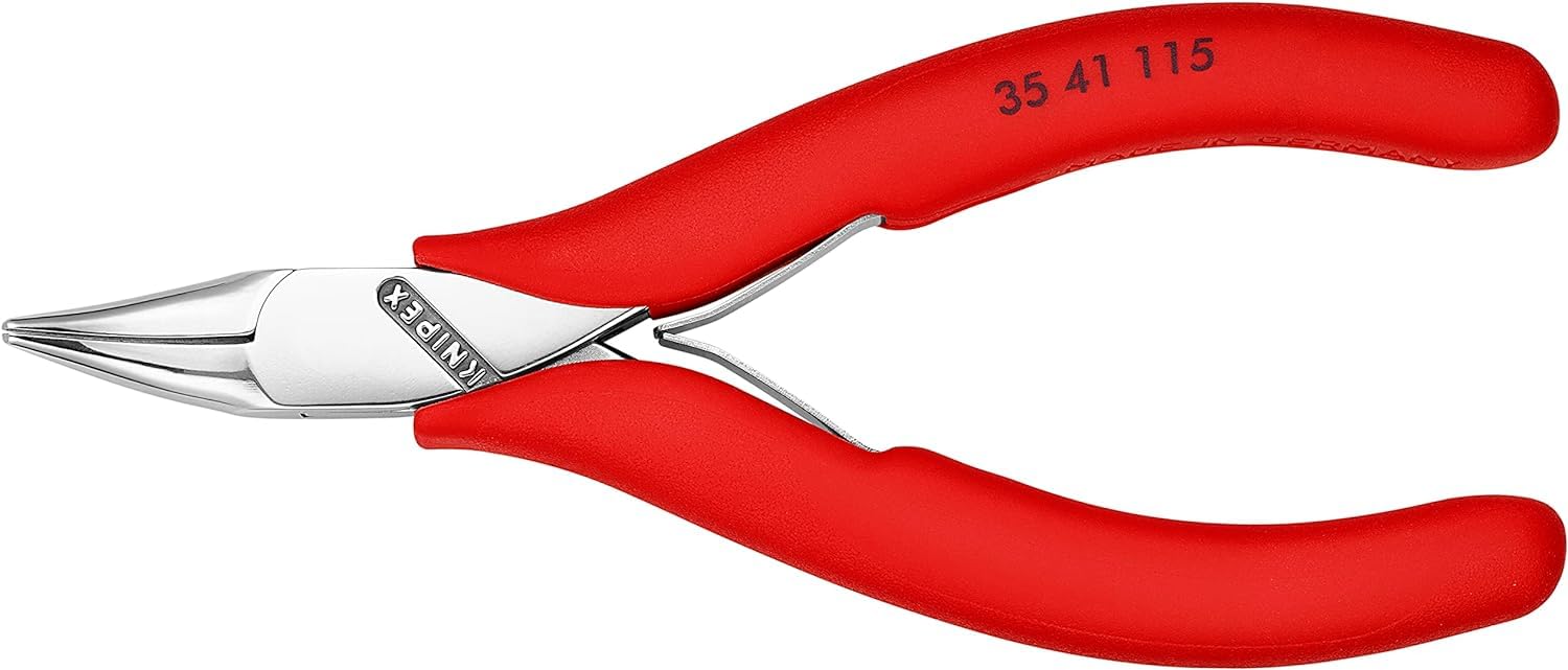 KNIPEX Pinza speciale per elettronica con cerniera passante isolate ad immersione 115 mm, 35 41 115