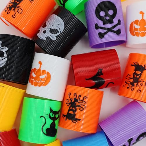 Image of Cocurb 32 Pcs Halloween Mini Spring Party Favors for Kids 4 to 8 | Fun Goodie Bag Stuffers for Birthdays Classroom Prizes, and Small Toys Present 8 Assorted Designs