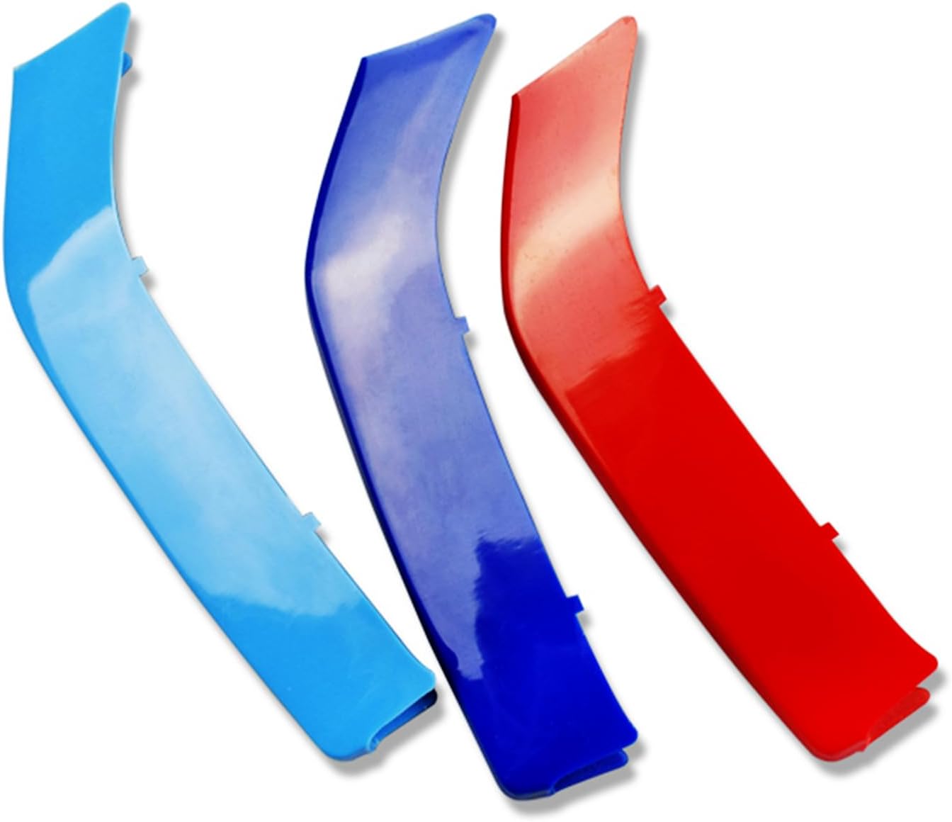 Tricolored Grille Insert Trims Compatible with BMW 2 Series 2014 2015 2016 2017 2018 2019 2020 F22 F23 220i 228i 230i 235i Sedan Accessories for 8-Beams w/Standard Kidney Grille