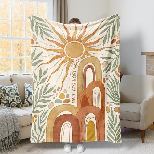 Couverture de soleil bohème moderne idéale pour vos soirées canapé - 2