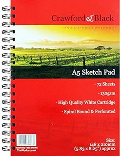 Crawford and Black A5 Sketch Pad