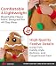 Morph Unisex Gingerbread Man Costume Women, Gingerbread Costume Adult Christmas Costumes For Adults M