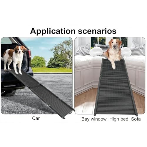 Escalones para mascotas perros grandes colina coche rampa plegable robusta 8