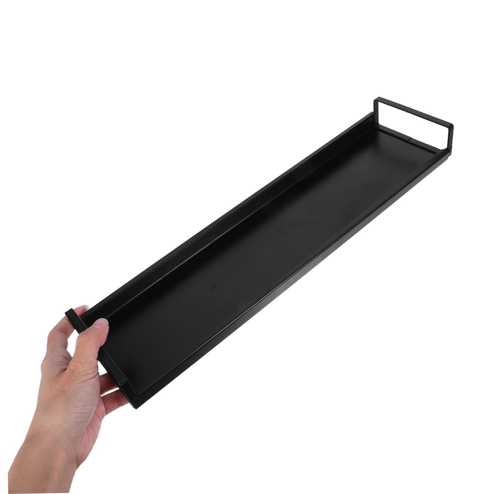 Herd Top Gewürz Rack Küche Gewürz Regal Ofen Gewürz Organizer Regal Eisen Schwarz