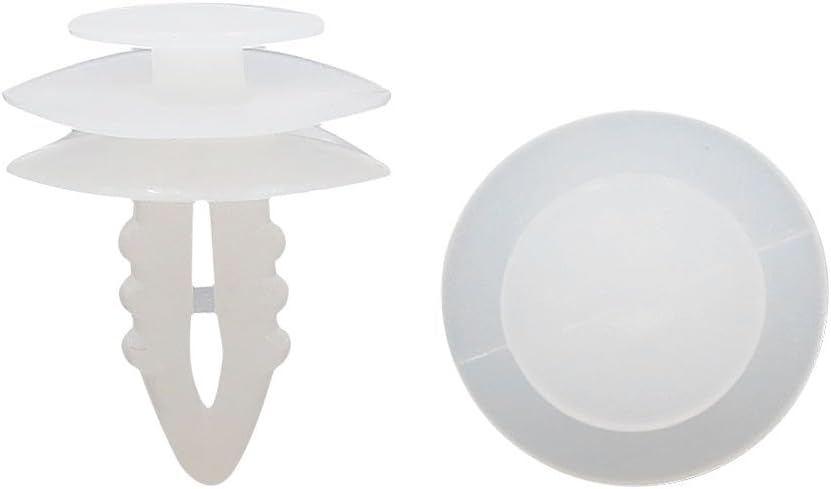 uxcell 20pcs 8mm Hole Plastic Push in Rivet Interior Trim Panel Car Door Clips