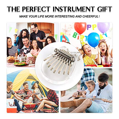 Esportic Mini Kalimba, Kalimba 8 toetsen duim piano, draagbare marimbas prachtige mini kalimba vinger duim piano… - Image 7