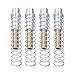 Mallofusa 4 Pack Double Shocks Upgrade Kit W/ Light Pressure Springs For Axial SCX24 1:24th Scale Track Crawlers Stock Shocks