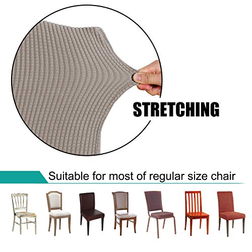 image for Turquoize Chair Covers for Dining Room Dining Chair Covers Set of 4 St