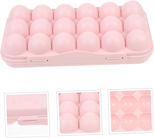 Miniatura 6 de LIFKICH Up Capacity Cell - Contenedor reutilizable con tapa para refrigerador huevos de viaje dispensador de múltiples rejillas para mantener