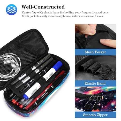 Cartable Galaxy Planet grand sac à dos et trousse pour école