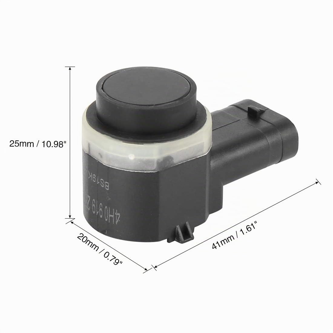 X AUTOHAUX 4pcs Capteur Aide Stationnement PDC pour Audi A6 11-14