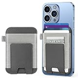 New-Upgrade Magnetic Card Wallet Holder for Apple Magsafe, Magnetic Magsafe Leather Wallet for iPhon