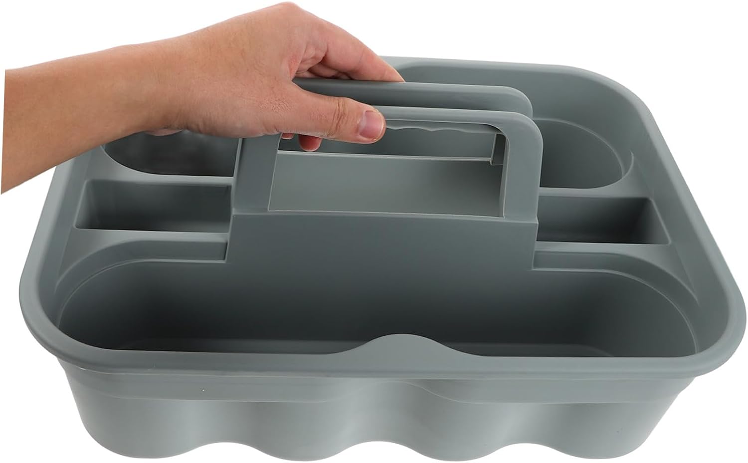 PRETYZOOM Cleaning Supplies Storage Plastic Tool Tote Portable Cleaning Basket for Car Accessories
