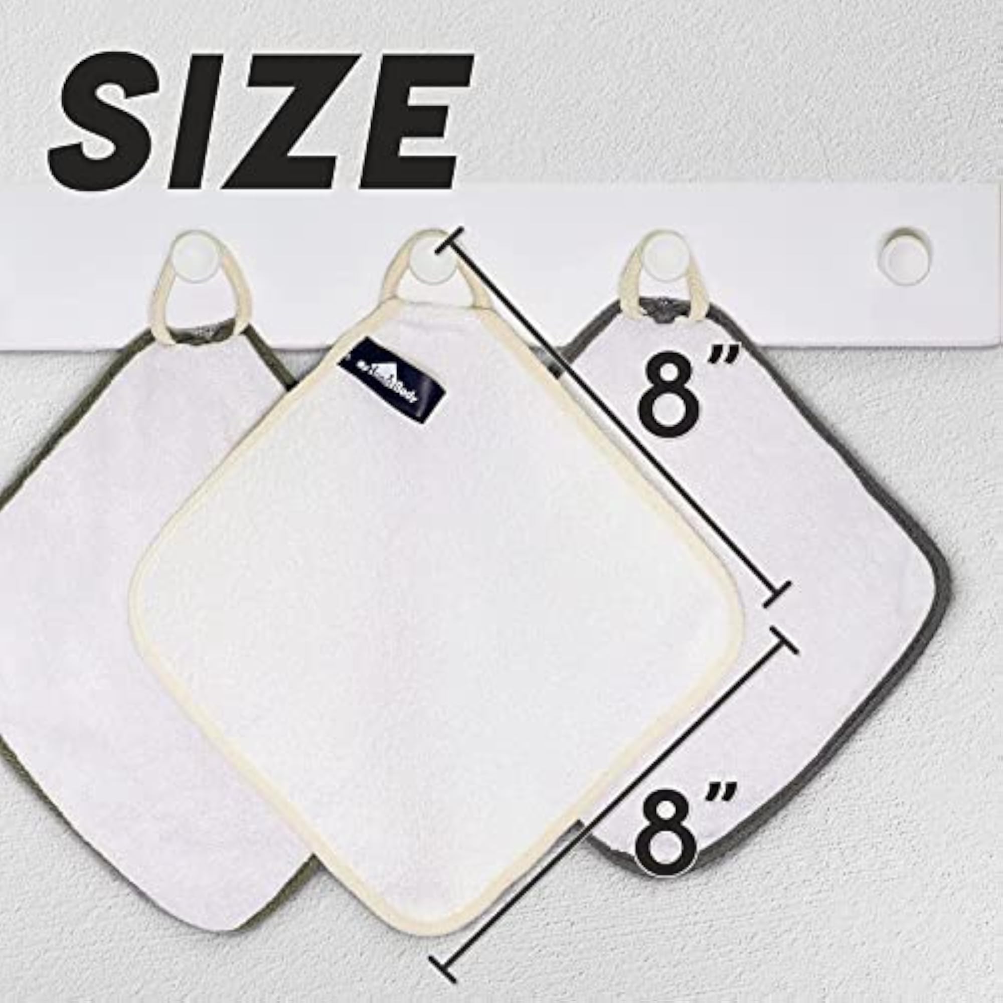 Premium Dual-Textured Exfoliating Washcloth