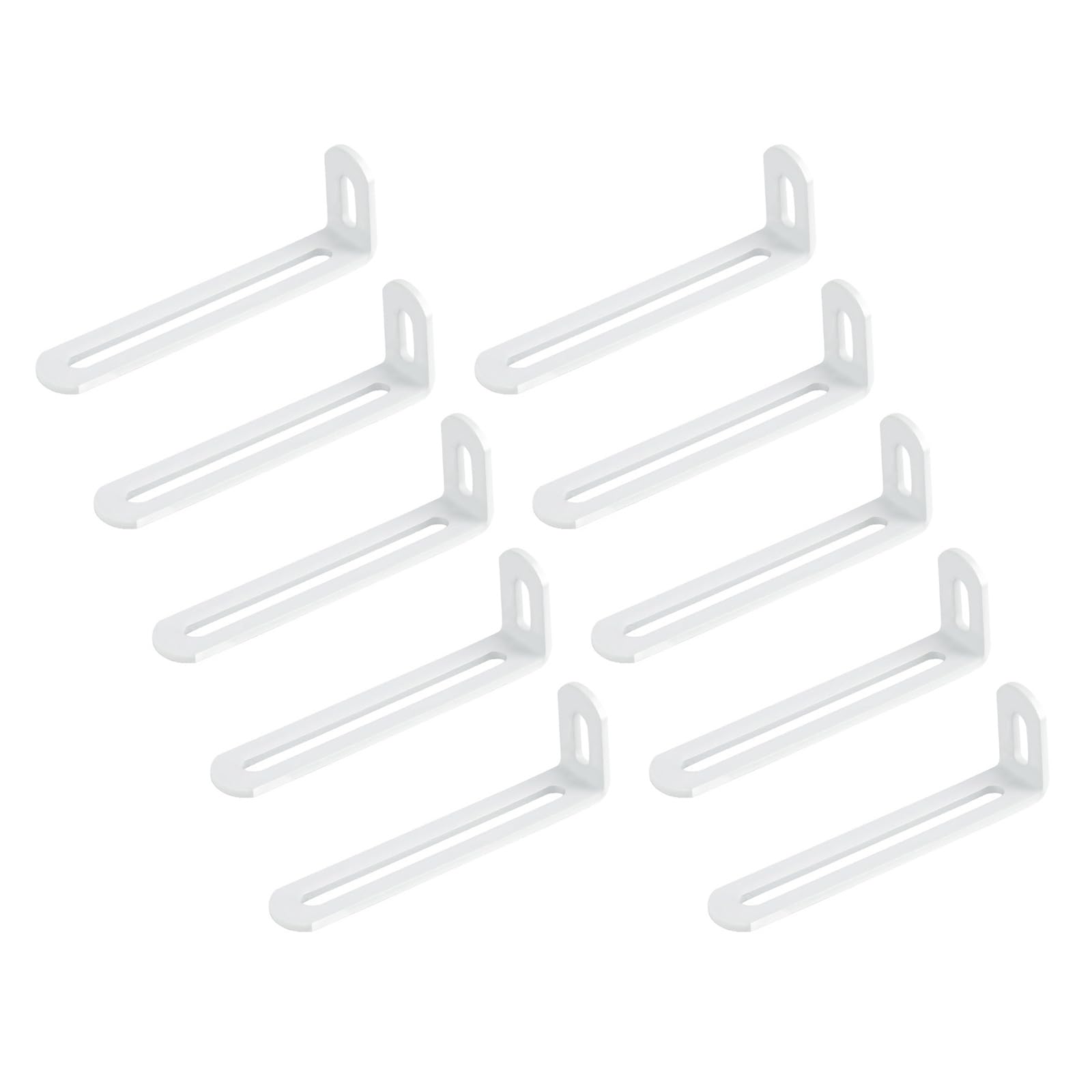 Msioytog Multicolor Iron Fixing Brackets With Reinforced 90 Degree Angles Structure For Heavy Furniture Wall Reinforcement Multipurpose Right Angles Brackets