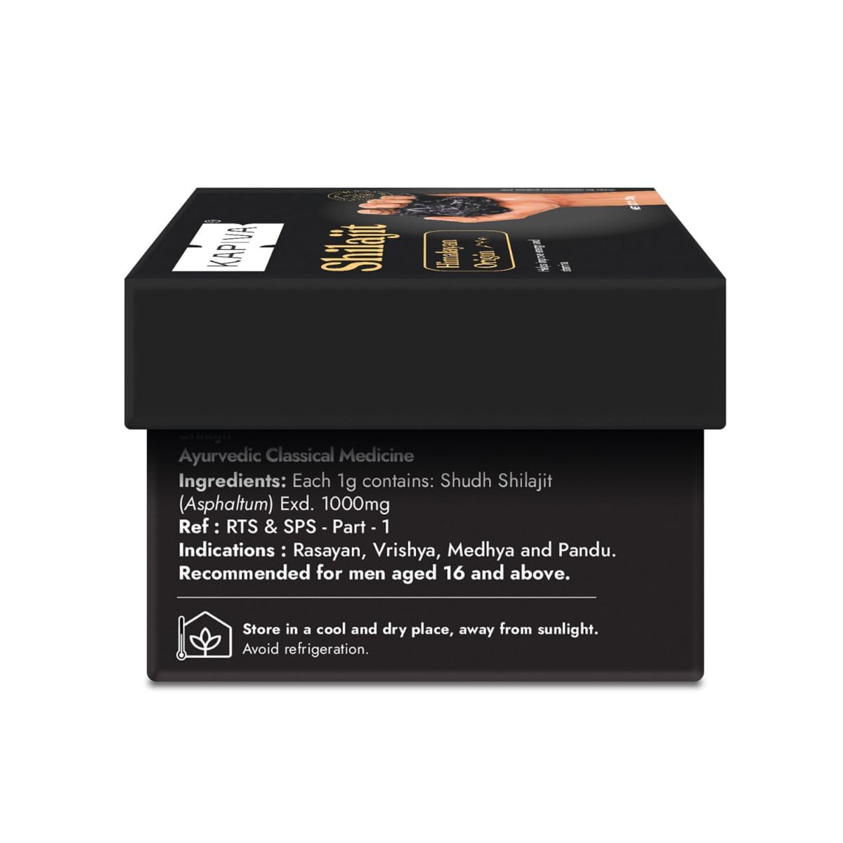 Kapiva Original Himalayan Shilajit/Shilajeet Resin 40g |Super Saver Pack| 250mg/Serving | For Energy, Endurance & Vitality | 160 Servings | 100% Ayurvedic 4