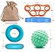 Hand Grip Strength Trainer Kit/Finger Exerciser/Hand Exerciser Bälle für die Handtherapie/Stressabbau/Arthritis & Grip Strength Therapy