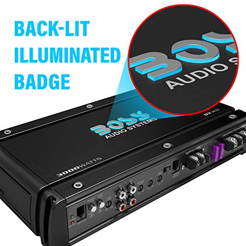 Boss Audio Ox3Kd Class D Car Amplifier – 3000 Watts, 1 Ohm Stable, Digital, Monoblock, Mosfet Power Supply #TOP3
