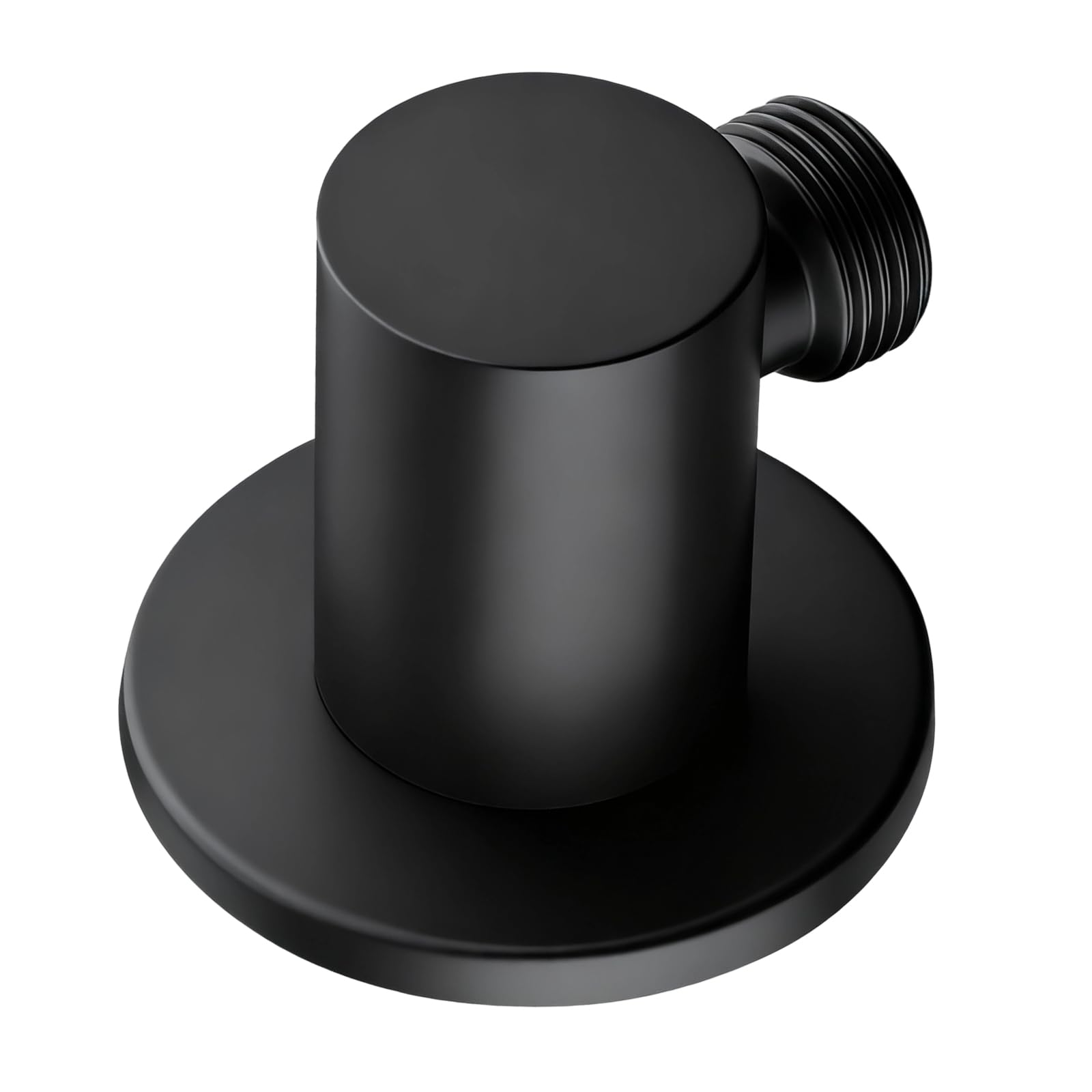 Uqezagpa Black Invisible Shower Head Connector Wall Installation Water Inlet Elbow Supply Elbow With Check Adapter Suitable For Household Invisible Shower Head Connector