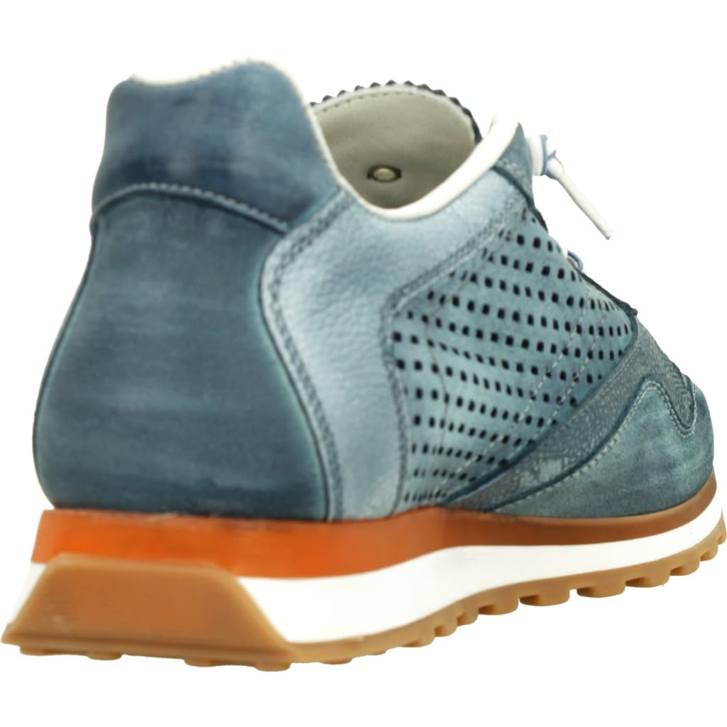 Cetti Confortable Y Elegante Baskets Homme 848 Cuir PERFORADA Indigo