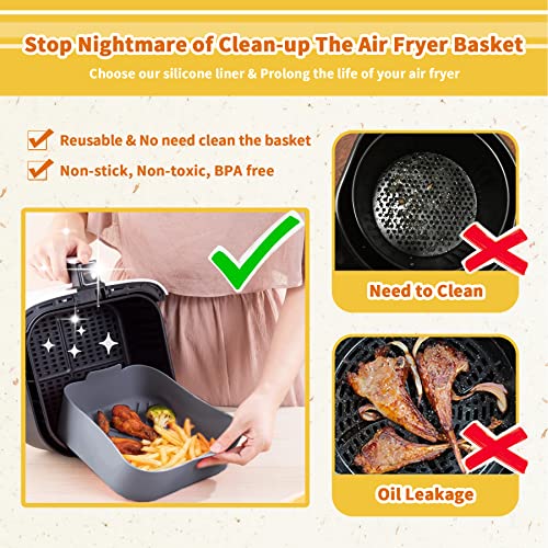 ZStarlite-Accesorios-Freidora-Sin-Aceite-Molde-Silicona-Freidora-de-Aire-Cesta-de-Silicona-para-Freidora-de-Aire-Sarten-Airfryer-Reutilizable-con-Manopla-para-Hornear-para-Horno-Microondas-Pastel21CM 51B3WrWZU0L