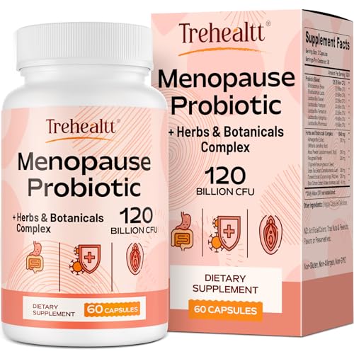 Menopause supplements for women, 120 Billion CFU Probiotic, 13-in-1 Herbs & Botanicals Complex, for...