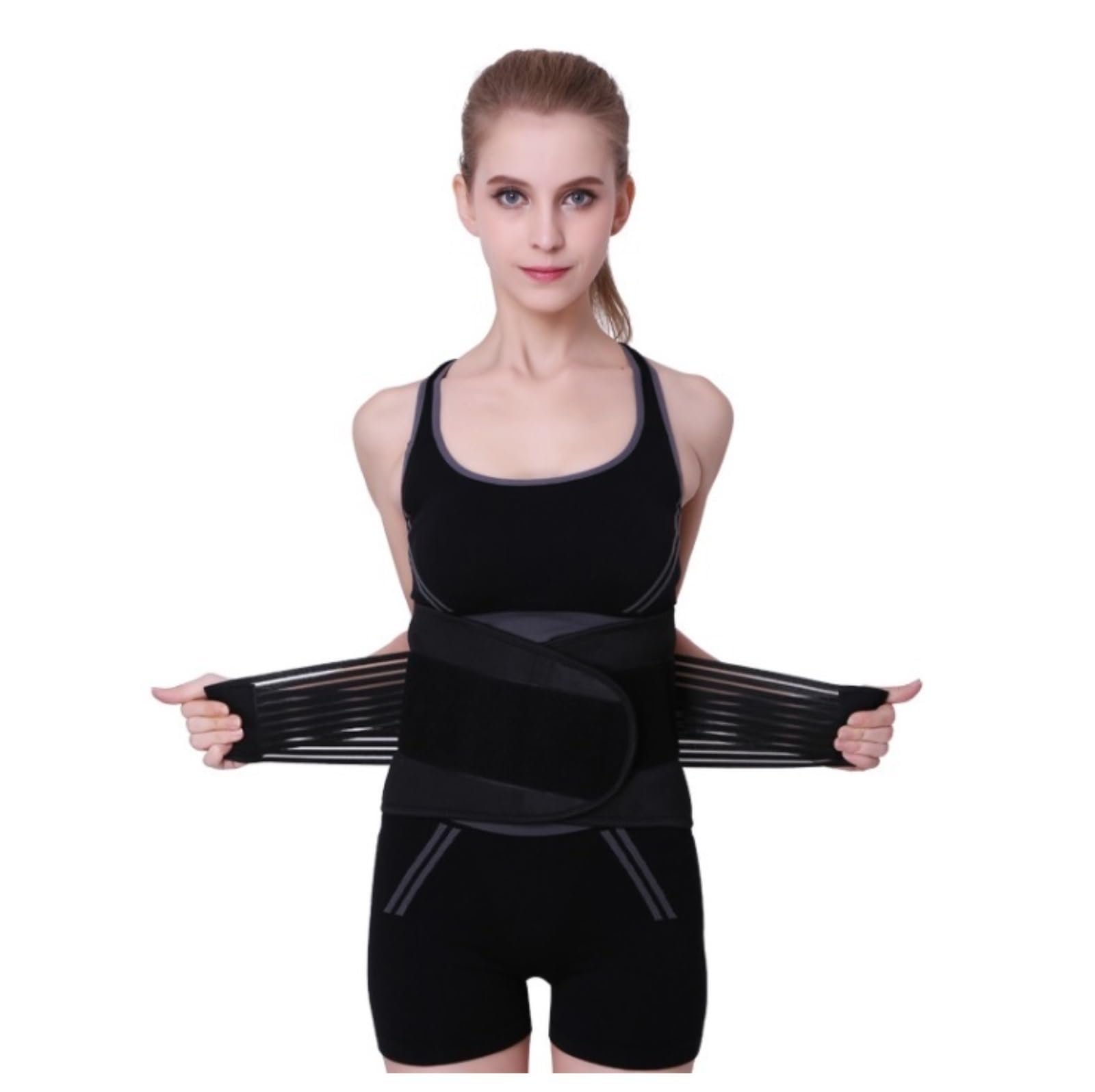 Faja Lumbar Fajas para La Espalda Cinturón De Soporte para La Cintura Corrector De Postura De La Espalda Descompresión De La Columna Lumbar Cinturón Apoyo Lumbar(XXXXXX-Large)