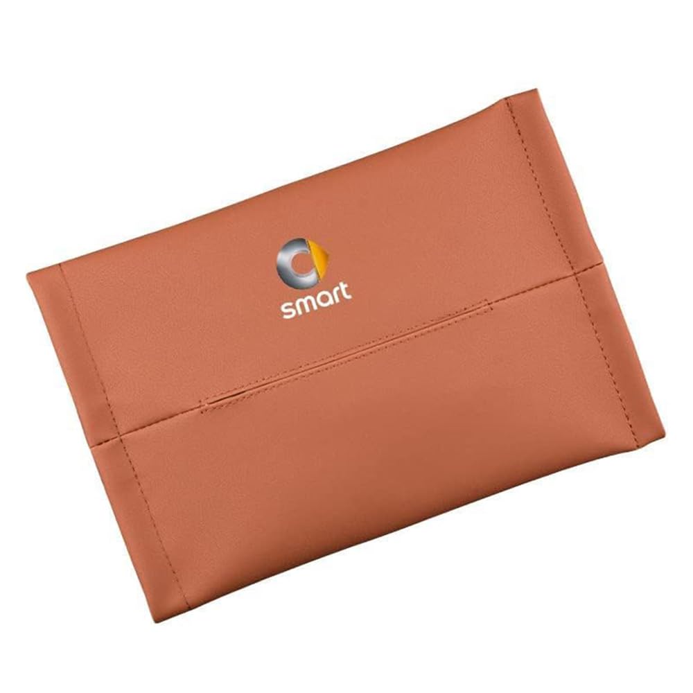 Boîte à mouchoirs pour Smart Fortwo Forfour porte-serviettes marron