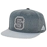 NCAA Men's Flat-Brim Snapback Cap (Grey)