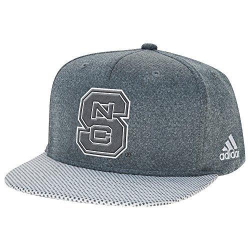 NCAA Men's Flat-Brim Snapback Cap (Grey)