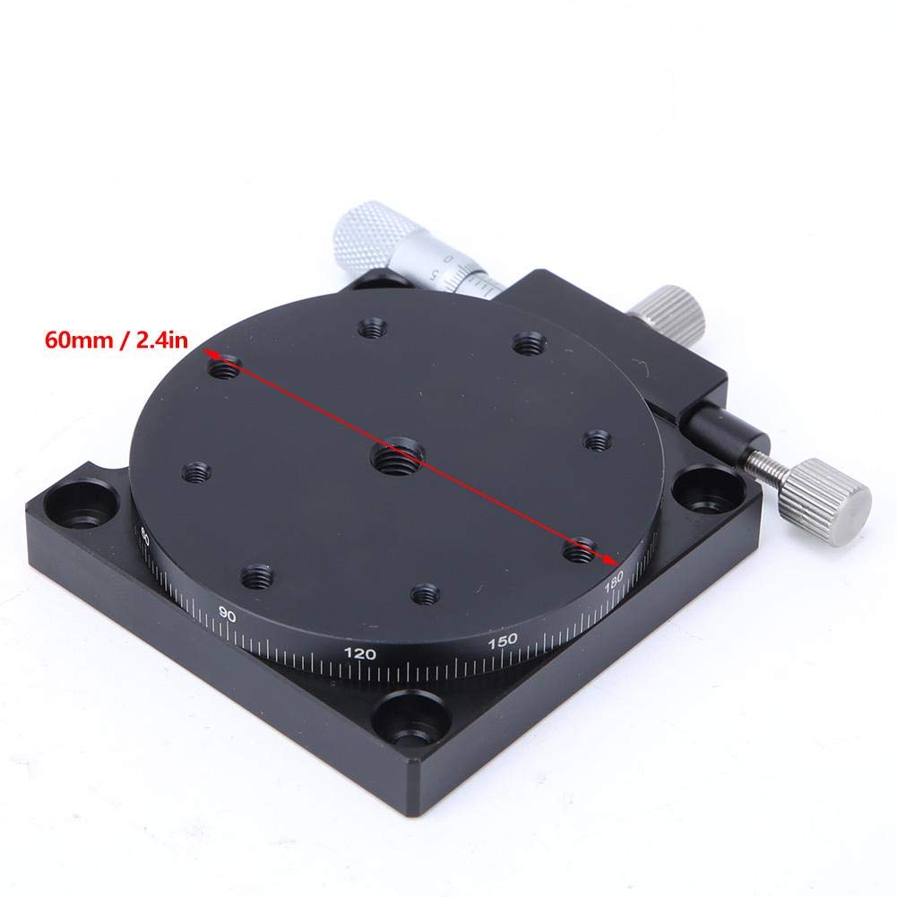 Lineartisch-Trimmplattform RS90-L, Präzise optische Feineinstellung der Verdrängungsplattform, Trimmplattform Manueller Lineartisch-Lagertuning-Schiebetisch φ60mm