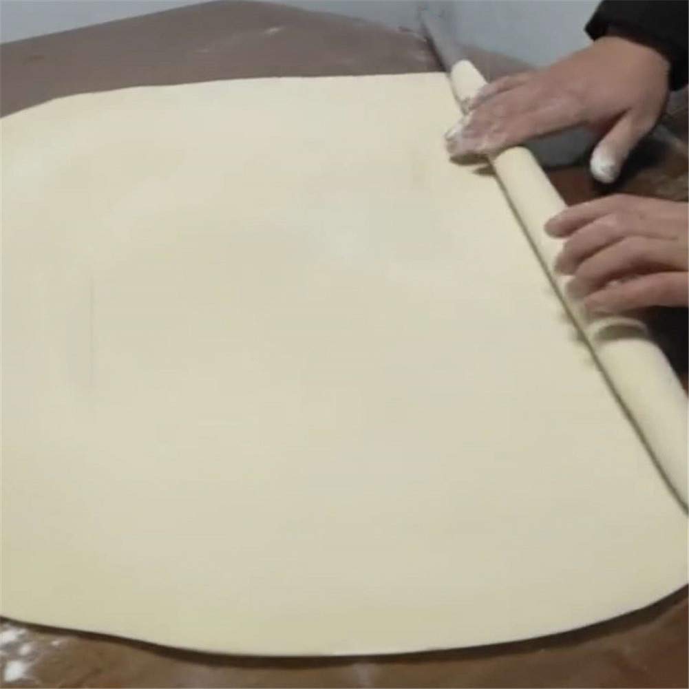 Große Nudelhölzer 100 cm / 80 cm / 60 cm / 40 cm Rostfreier Stahl Nicht Klebrig Teigrolle Für Bäcker/Gebäck/Pizza/Fondant/Tortenkruste,Durchmesser 3,2 cm,Einfach Zu Säubern,100cm