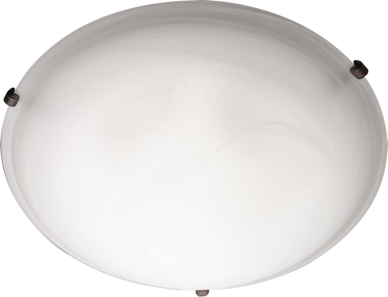 Maxim Malaga-3 Light Flush Mount in Transitional style-16 Inches Wide by 4 inches high-Oil Rubbed Bronze Finish-Marble Glass C