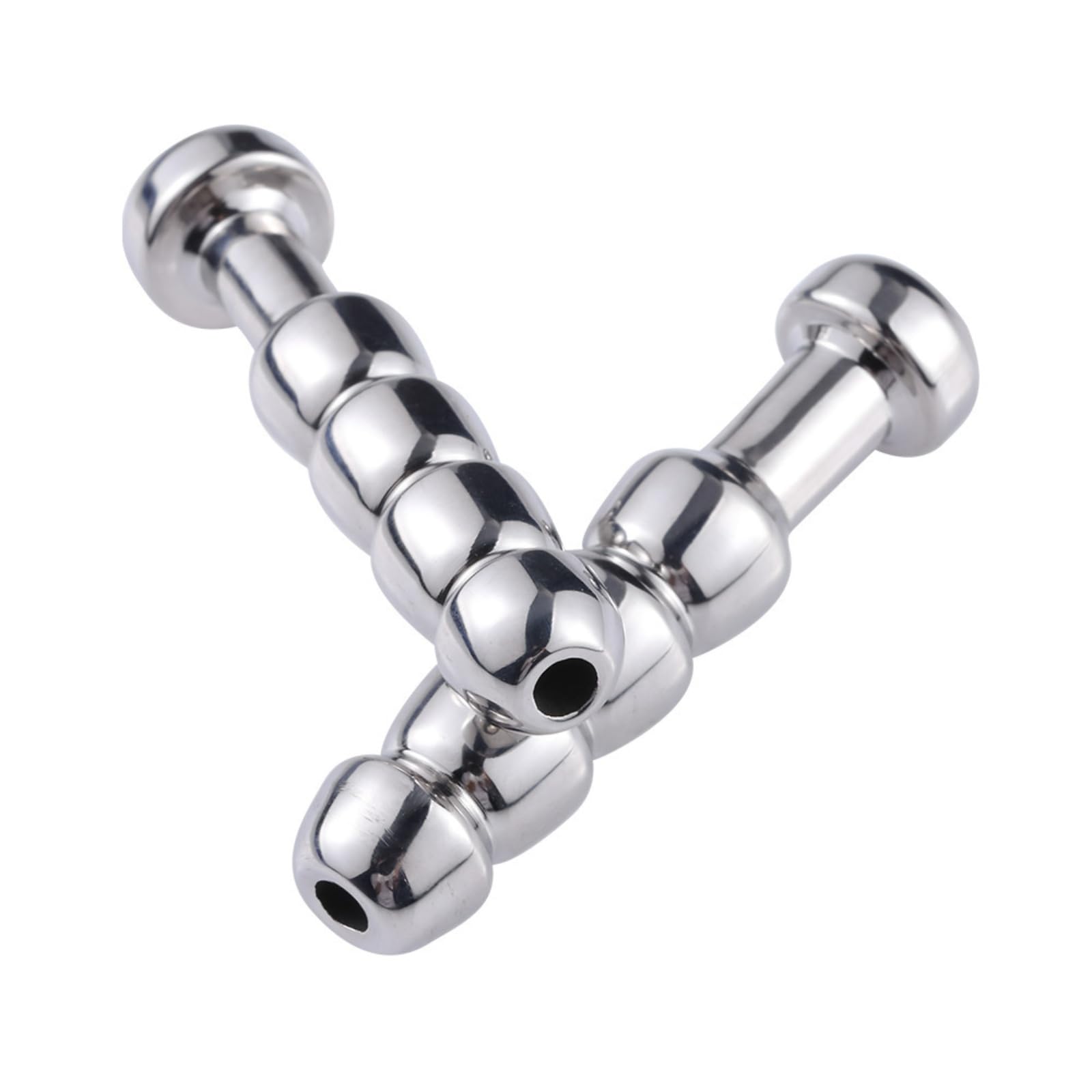 Sonda Uretral Hueca de Metal Masculino de 7 Piezas, Set de Varilla de Entrenamiento Masculino de Acero Inoxidable-ESRB15202