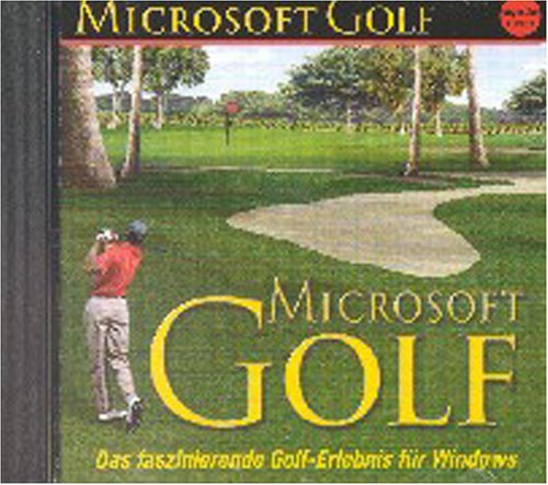 Preisvergleich Produktbild Microsoft Golf. CD- ROM für Windows 95 / 98. Enthält wunderschön gestaltete Kurse