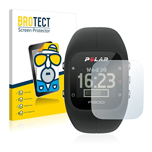 BROTECT Protector Pantalla Anti-Reflejos Compatible con Polar A300 (2 Unidades) Pelicula Mate Anti-Huellas