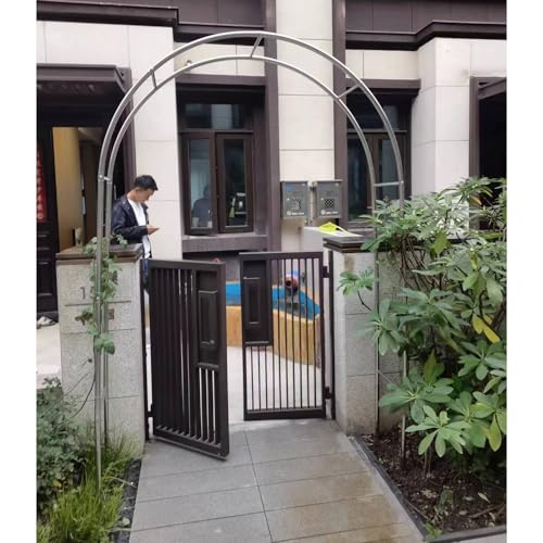 Arco de jardín de acero inoxidable de 2,2x2,4 m personalizable para eventos y terrazas 4