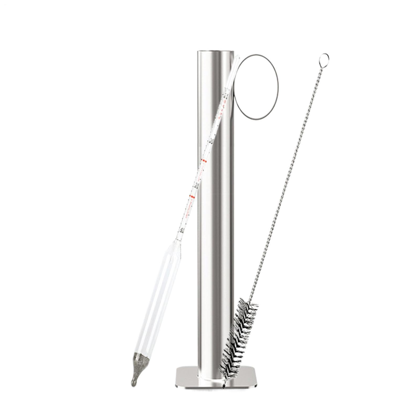 Kit de hidrómetro de acero inoxidable para control de densidad de arce