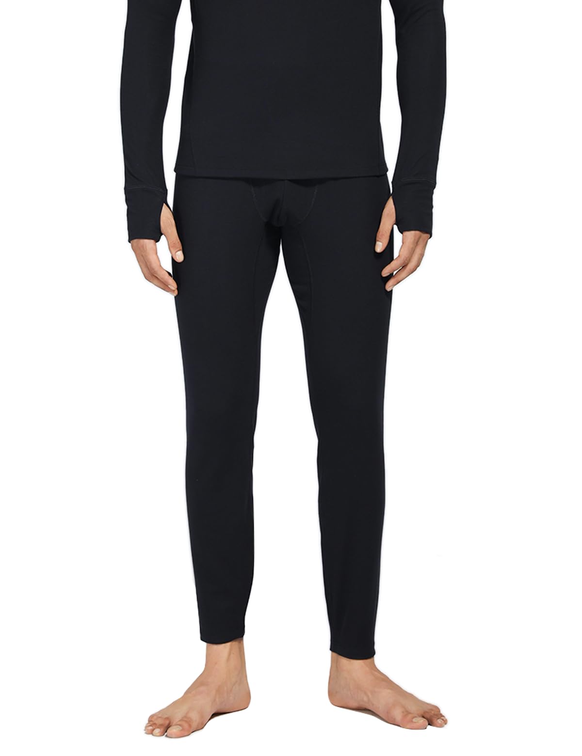 Caleçon long thermique doublé en polaire pour homme